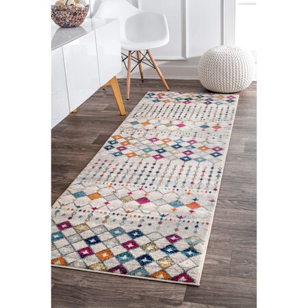 Nuloom Moroccan Blythe Area Rug 2ft 6in x 10ft RZBD16D-26010
